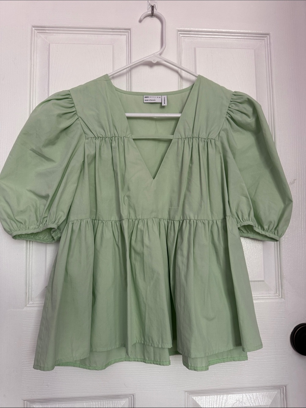 ASOS Puff Sleeve Blouse